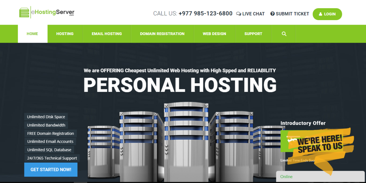 eHosting Server