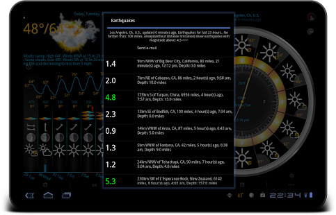 eWeather HD - weather, hurricanes, alerts, radar Screenshot