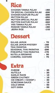 Tawaa Mystery menu 4