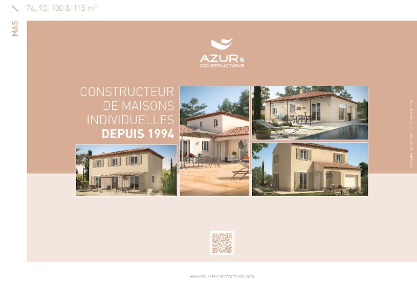  Vente Terrain + Maison - Terrain : 371m² - Maison : 76m² à Istres (13800) 