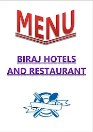 Biraj Hotels menu 3