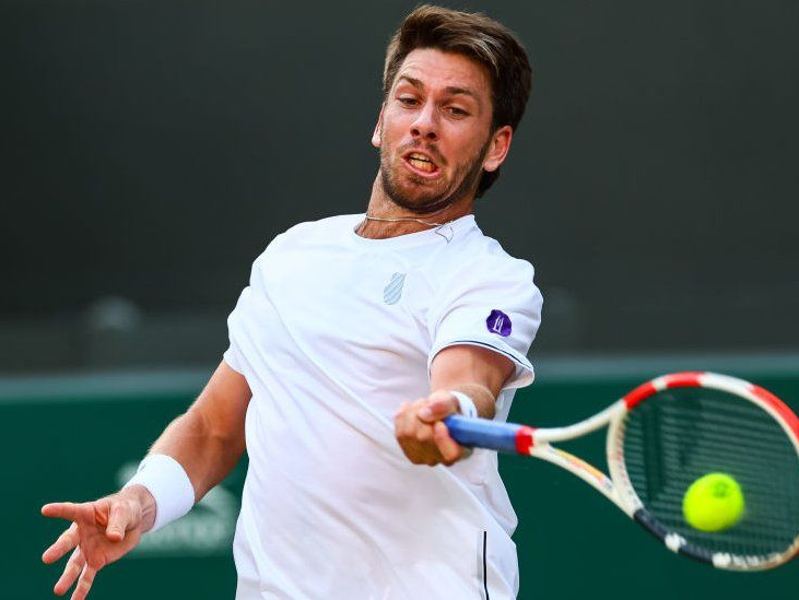 Cameron Norrie in action