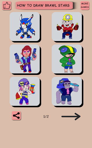 Updated How To Draw Brawl Stars Characters Pc Android App Mod Download 2021 - brawl stars character drawing