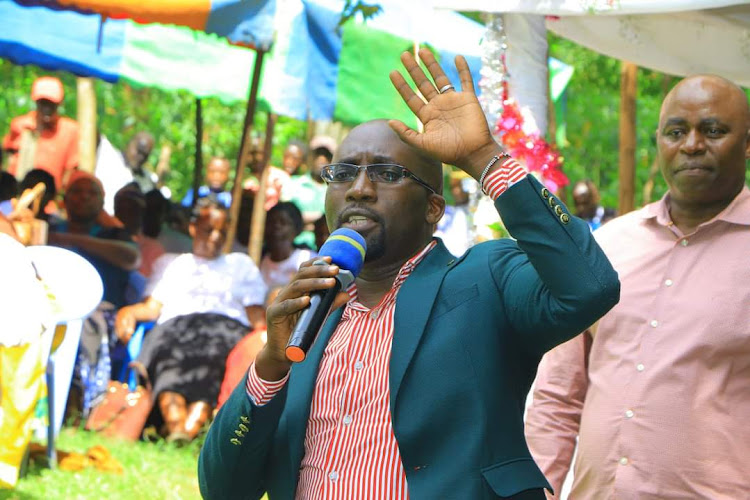 Marakwet West MP Timothy Toroitich addressing his constituents on January 10th 2024