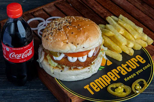 Chicken Burger + Salted Fries (M) + Select YourDrink