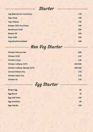 Hotel Ekvira menu 1