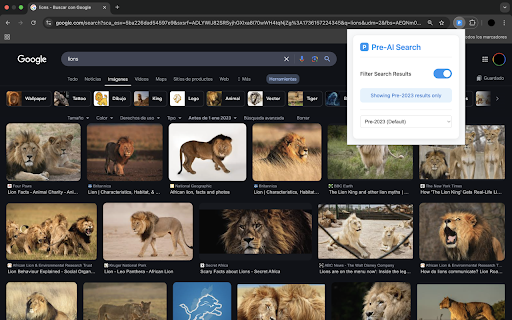 Pre-AI Search - Remove AI from Google Preview 4