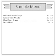 M J Kitchen menu 1