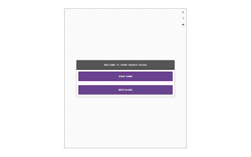 Word Search Puzzle