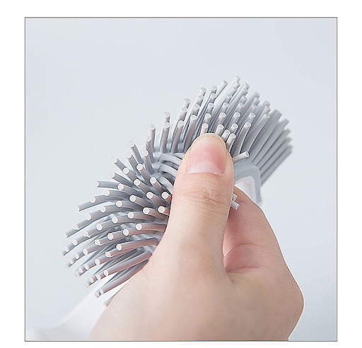 Title 3, Double-sided Toilet Brush Rubber Head for Effec...