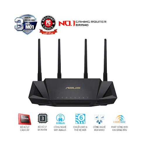 Bộ phát Wifi 6 Asus RT-AX58U V2