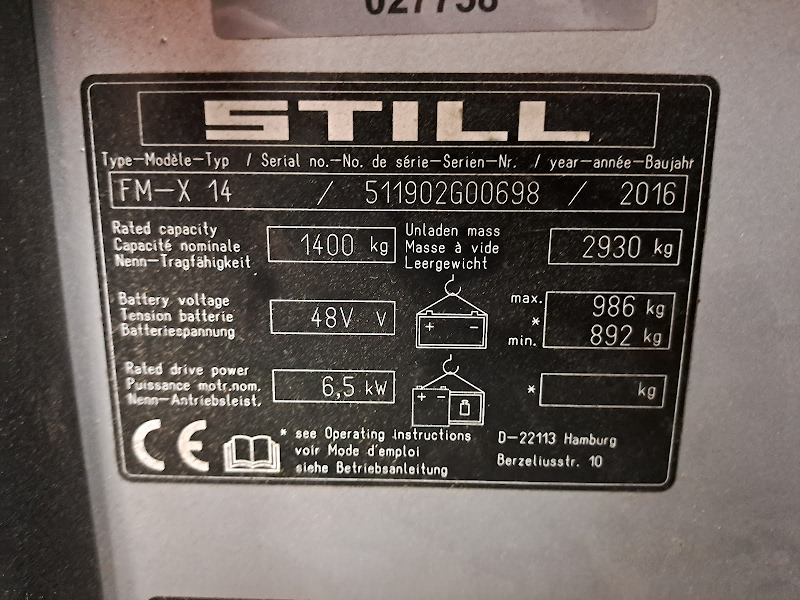 Zdjęcie STILL FM-X 14