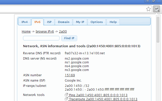 IP Address and Domain Information Preview image 4