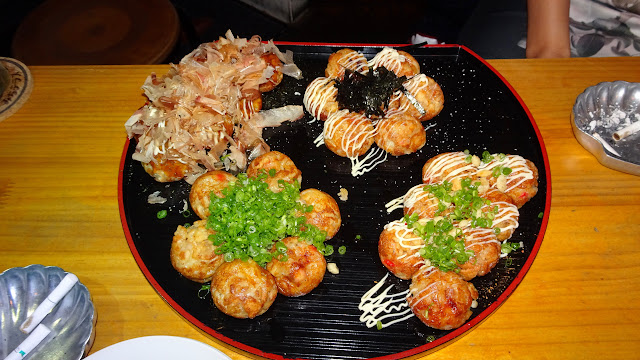 Takoyaki at the ParaPara dinner party in Tokyo in Tokyo, Japan 