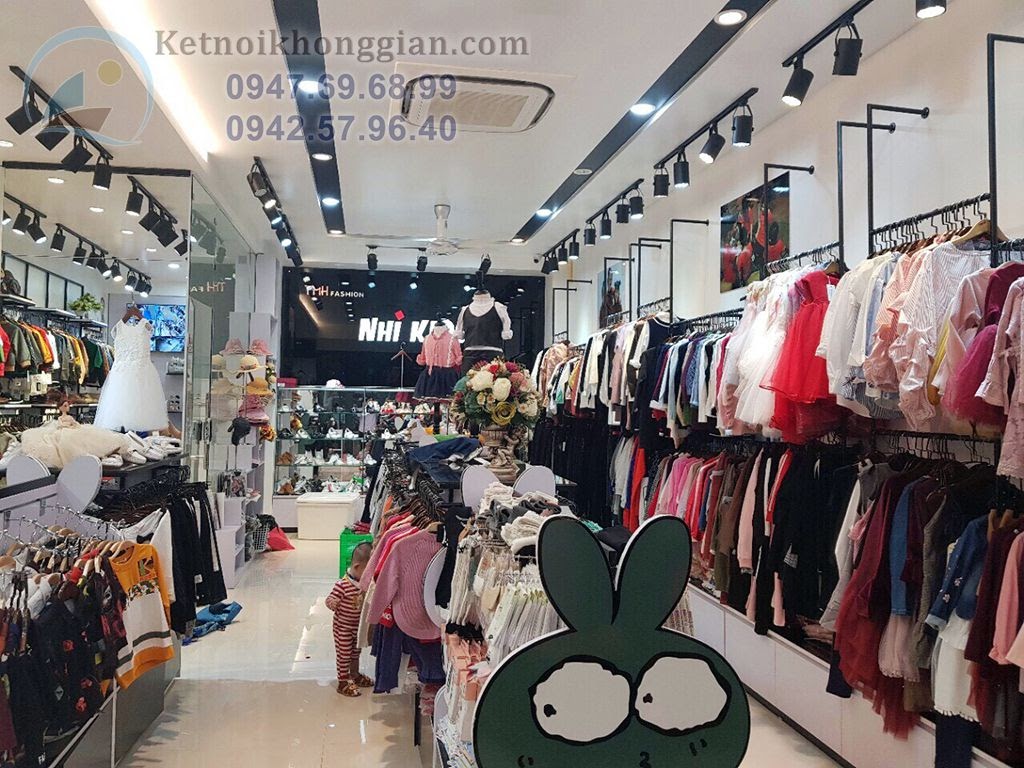 thiết kế thi công shop thời trang trẻ em