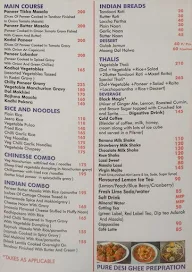 Patiala Food Court menu 1