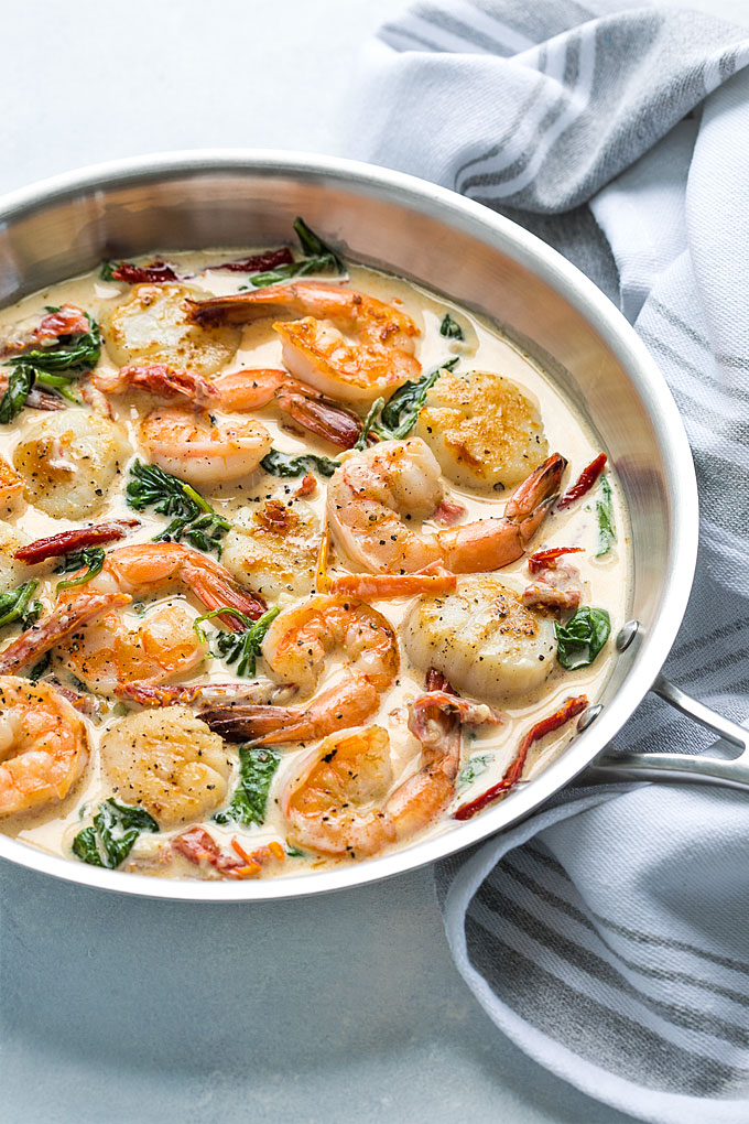 10 Best Scallops and Shrimp with Pasta Recipes