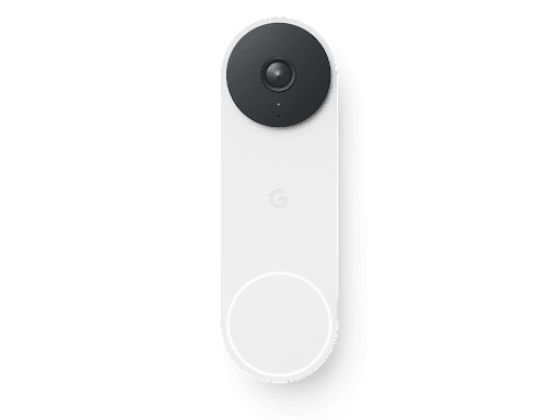 Google Nest Doorbell (Battery), Video Doorbell Camera, Wireless Doorbell  Security Camera, Snow 