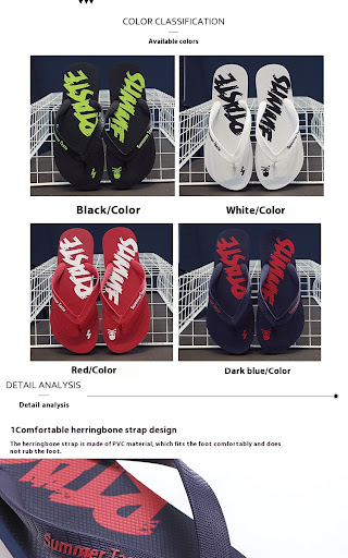 Title 4, Non-slip Trendy Mens Flip-flops Experience ult...