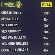 Kishan Fast Food menu 2