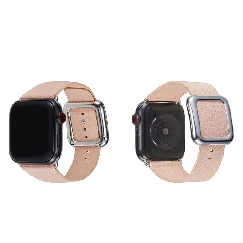 Nowoczesny skórzany pasek z magnetyczną klamrą