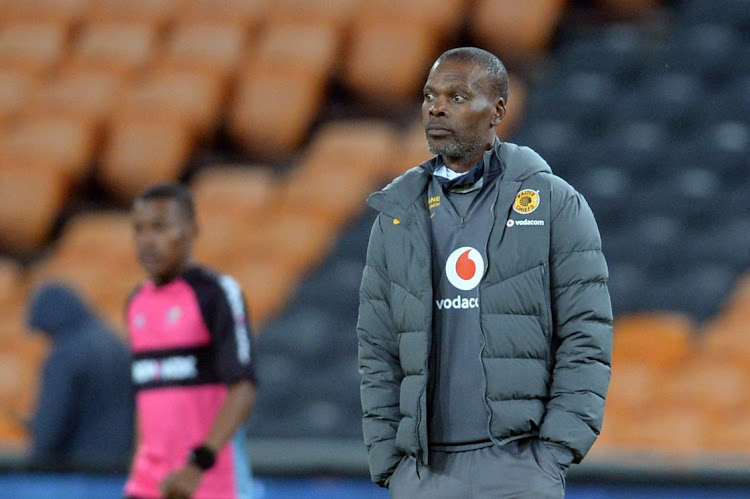 Kaizer Chiefs coach Arthur Zwane during the DStv Premiership match against Marumo Gallants FC at FNB Stadium on May 03.