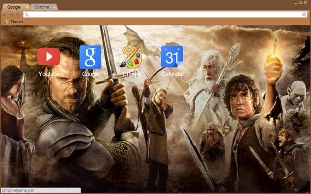 Властелин колец chrome extension