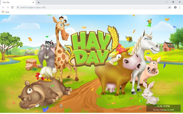 Hay Day New Tab & Wallpapers Collection