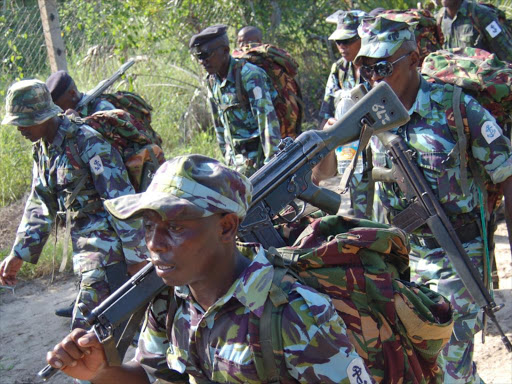 INTERVENTION A BLUNDER? Kenya Defence Forces soldiers in Somalia on September 30, 2012