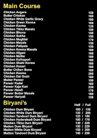 Take Away Biryani's menu 2