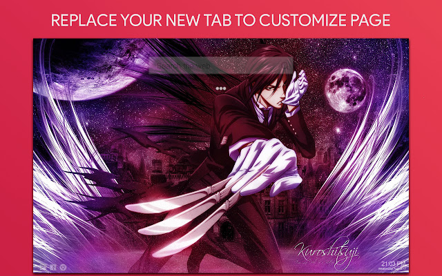 Black Butler Wallpaper HD Custom New Tab