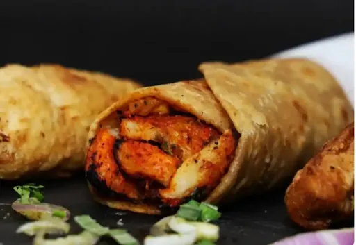 Double Egg Chicken Kabab Roll