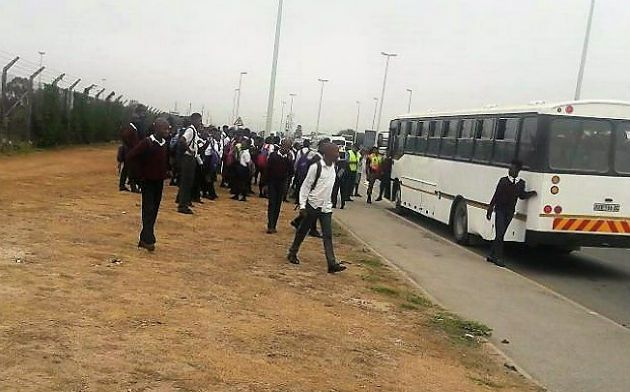 Traffic department superintendent Livingstone Simakuhle said a 49-year-old bus driver was pulled over at a roadblock in Markman shortly before 8am.