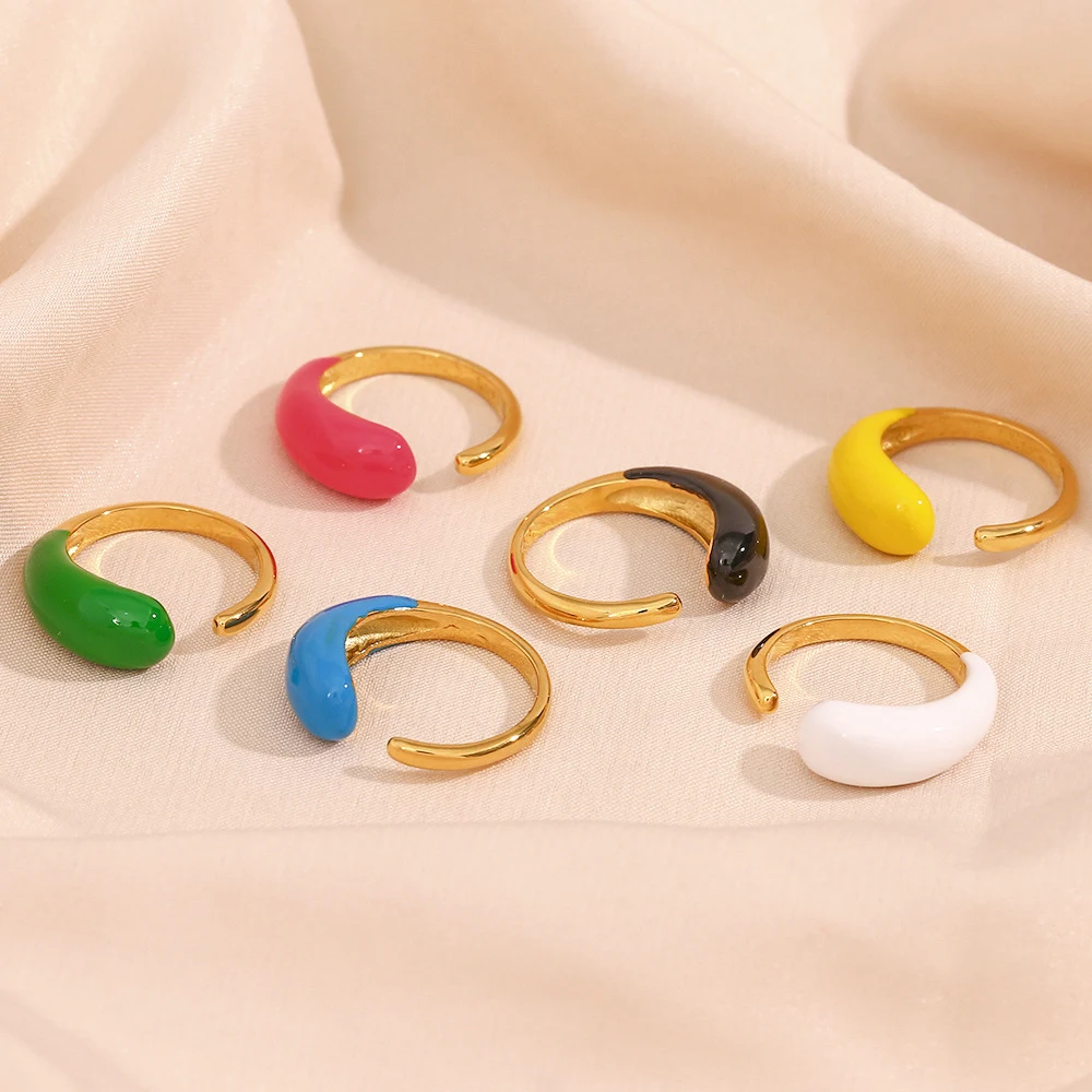 Title 7, Bague Brillante Motif Goutte dEau Design Spéci...
