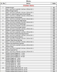 Alltus Fried Chicken menu 1