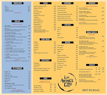 Los Amigo's Cafe menu 