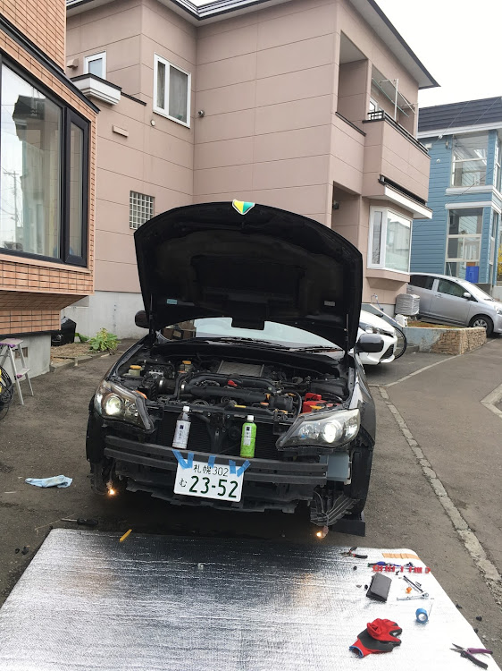 インプレッサ ハッチバックのホイール交換・マフラー交換・DIY・ドライブに関するカスタム事例の投稿画像2枚目