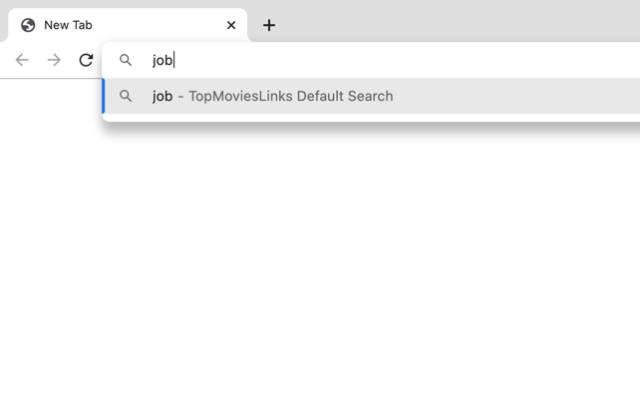 TopMoviesLinks Default Search chrome extension