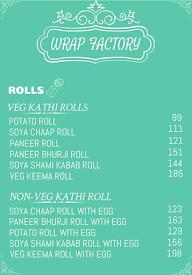 Wrap Factory menu 1