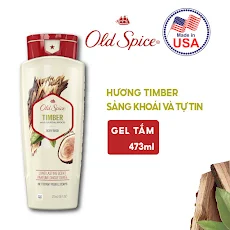 Sữa tắm dạng Gel Old Spice Timber 473ml - Mỹ