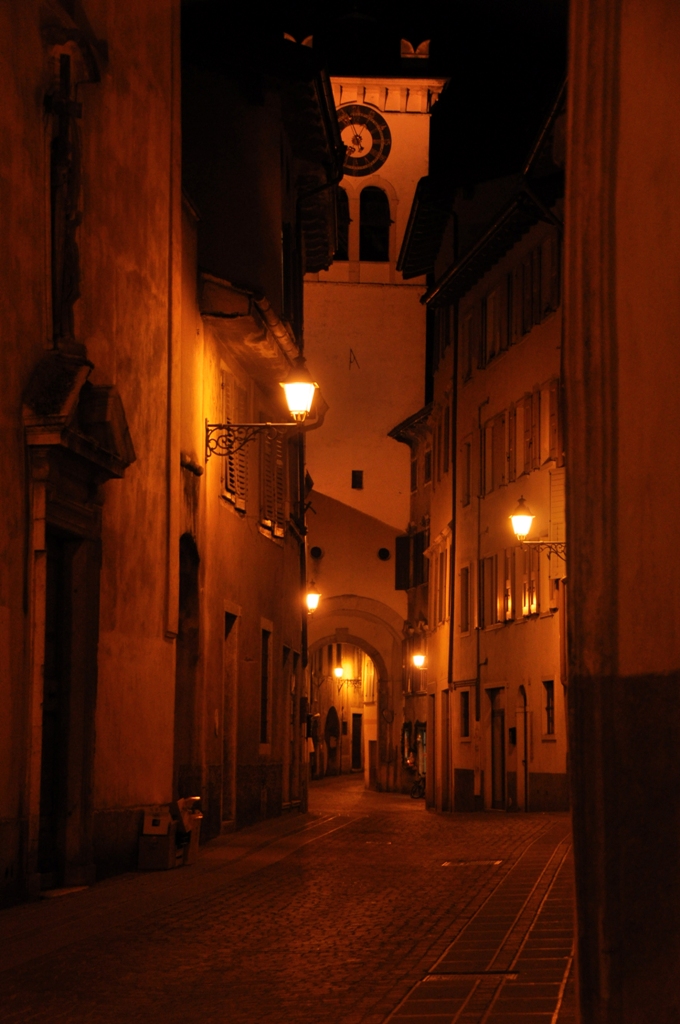 Rovereto by night di mirkoff