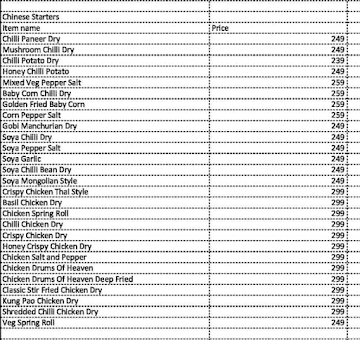 The Curry Grill - Tcg menu 