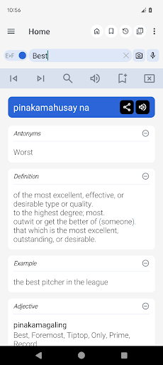 Screenshot English Filipino Dictionary