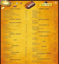 Bora Bora menu 2