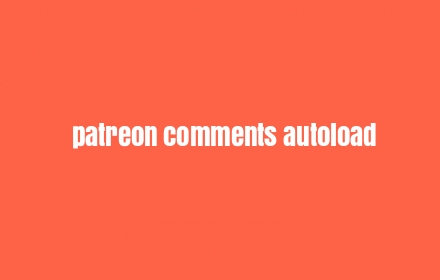 patreon comments autoload small promo image