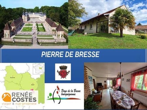 Vente viager 7 pièces 184 m² à Pierre-de-Bresse (71270), 39 915 €