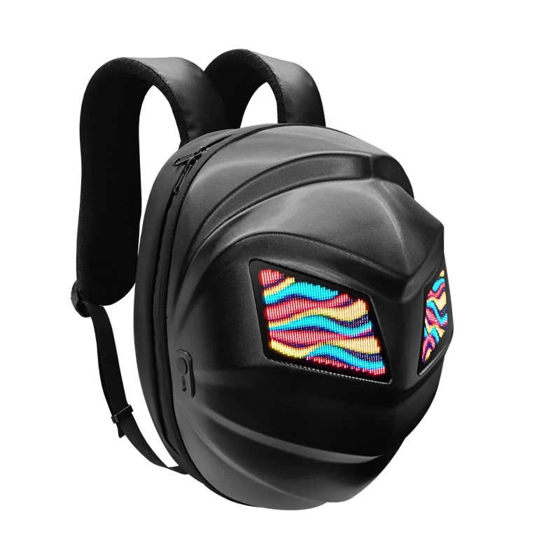 Title 2, Mochila para capacete de moto LED luminosa e à ...