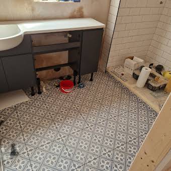 Complete bathroom installation and tiling album cover