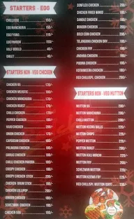 Red Chilli Family Restaurant menu 1