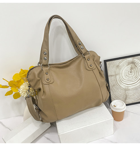 Title 5, Womens Large-capacity Handbag Simple Shoulder ...